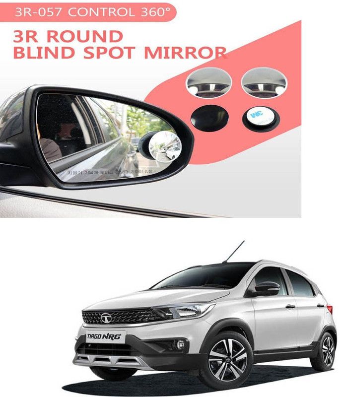 ACCESSORIQUE Manual Blind Spot Mirror For Tata Universal For Car  (Left)