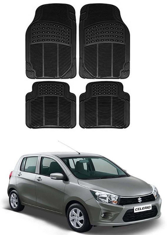 RONISH Rubber Standard Mat For Maruti Suzuki Celerio  (Black)
