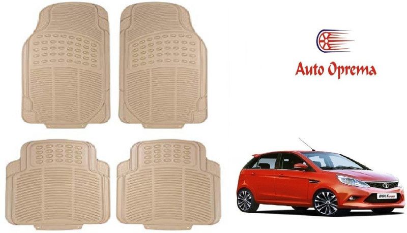 Auto Oprema Rubber Standard Mat For Tata Bolt  (Beige)