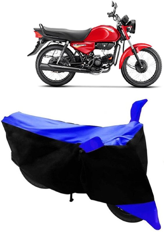 BIKECOVER Two Wheeler Cover for Hero  (CD deluxe, Blue)