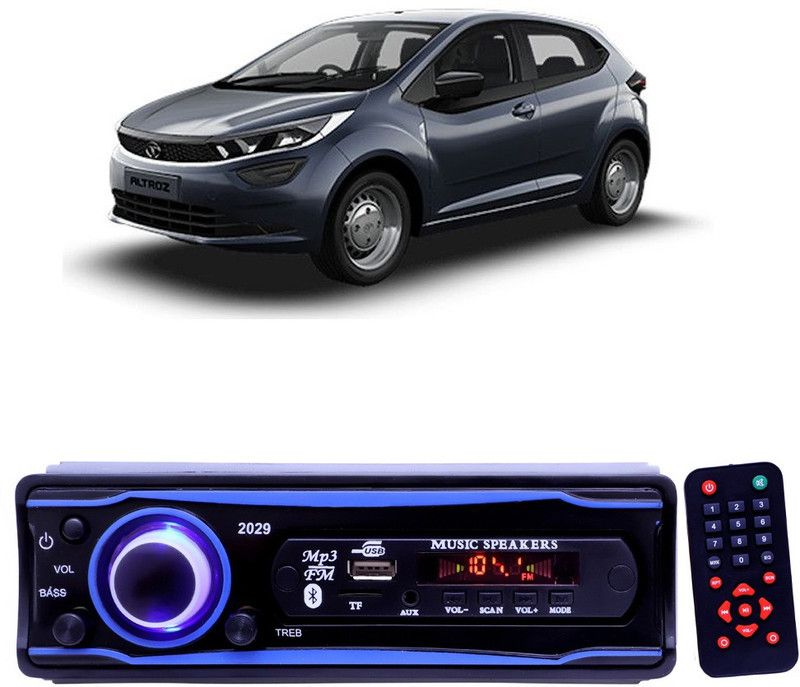 EverLand Blue 2029 USB/AUX/SD/BLUETOOTH/FM/MP3 BOOM MASTER STANDARD- E 508 Car Stereo  (Single Din)