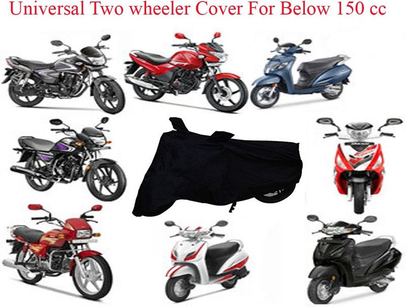 zeeko Two Wheeler Cover for TVS  (Scooty Pep+, Black)