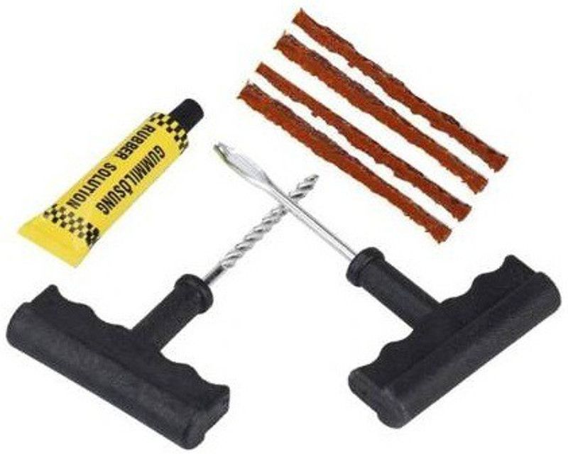 SRPHERE SR-3215-Set of 4 Universal Tubeless Tyre Puncture Repair Kit Repairing Tools Tubeless Tyre Puncture Repair Kit
