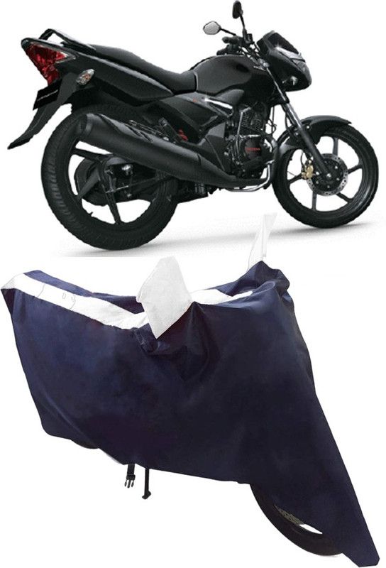 BLUERIDE Two Wheeler Cover for Honda  (CB Unicorn 150, White)