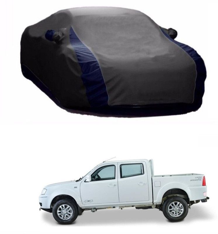 Cynak Car Cover For Tata Xenon (With Mirror Pockets)  (Grey)