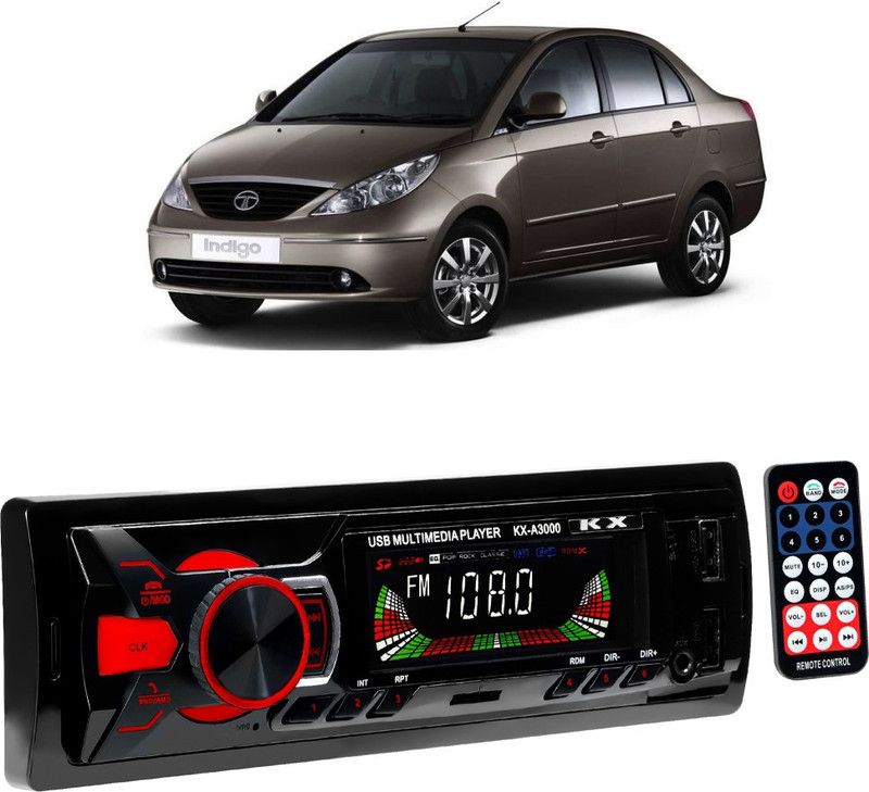 JBRIDERZ Boom Master A3000 with AUX/Bluetooth/USB/ MP3 B525 Car Stereo  (Single Din)