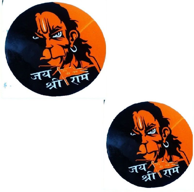 RAUR Sticker & Decal for Car & Bike  (Orange)