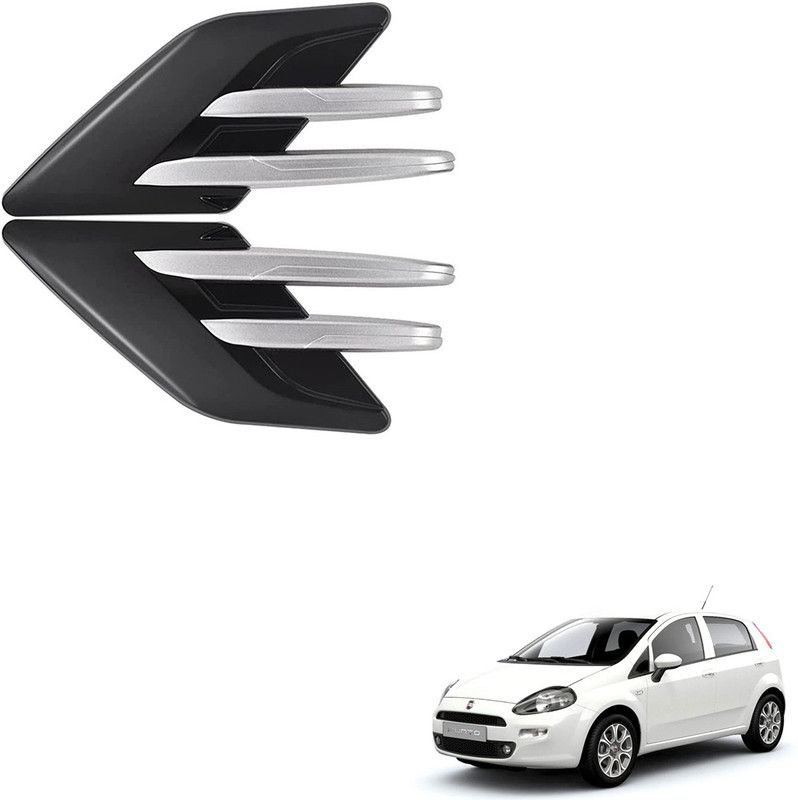 SEMAPHORE Car Decorative Side Vents Air Flow Compatible With Fiat Punto Car Air Vent Trim  (Pack of 2)