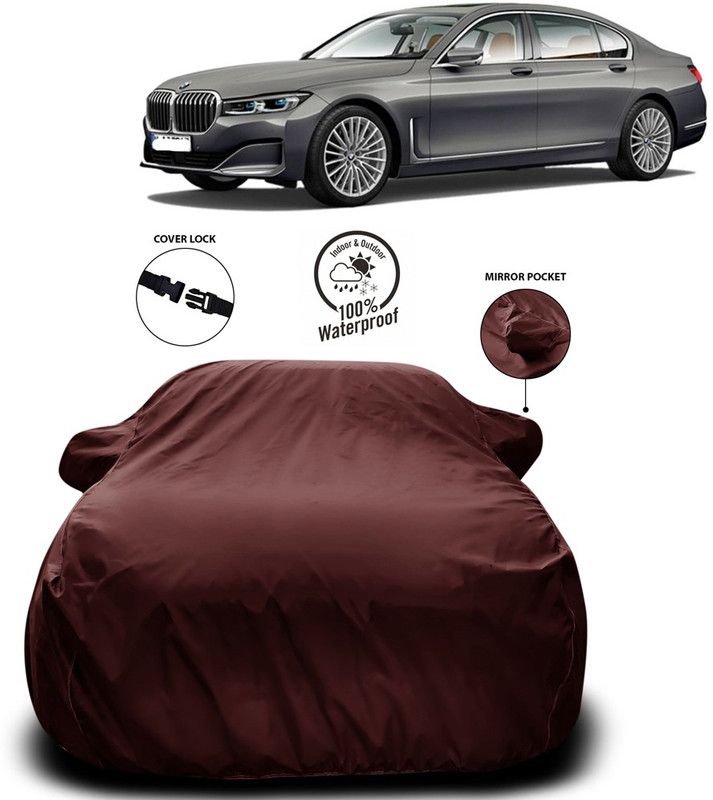 Purpleheart Car Cover For BMW 7 Series (With Mirror Pockets)  (Brown)