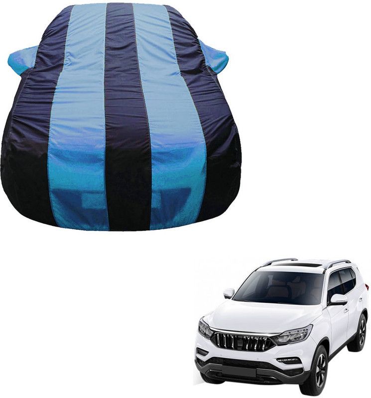 SS Zeeber Car Cover For Mahindra Alturas G4 (With Mirror Pockets)  (Blue, Blue, For 2019 Models)