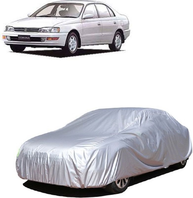 Kuchipudi Car Cover For Toyota Universal For Car (Without Mirror Pockets)  (Silver, For 2005, 2006, 2007, 2008, 2009, 2010, 2011, 2012, 2013, 2014, 2015, 2016, 2017, 2018, 2019, NA Models)