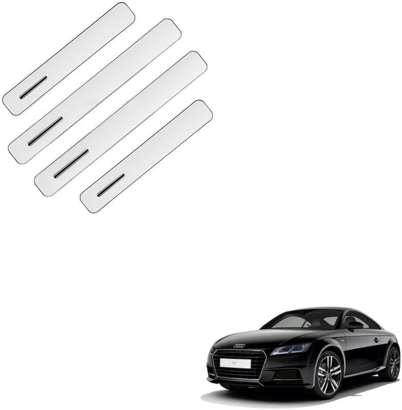 SEMAPHORE Stainless Steel, Plastic Car Door Guard  (White, Pack of 4, Audi, TT)