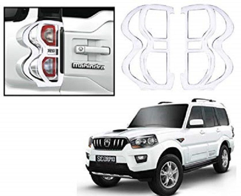 Elite GHD3563B CAR CHROME TAIL LIGHT COVER Chrome Mahindra Scorpio Rear Garnish