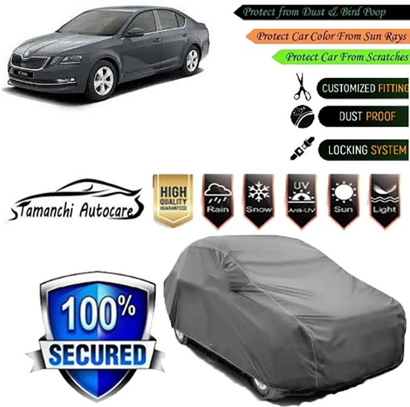 Tamanchi Autocare Car Cover For Skoda Octavia  (Grey)