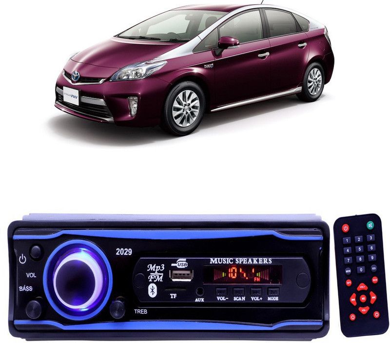 Purpleheart Blue 2029 USB/AUX/SD/BLUETOOTH/FM/MP3 BOOM MASTER STANDARD- P592 Car Stereo  (Single Din)