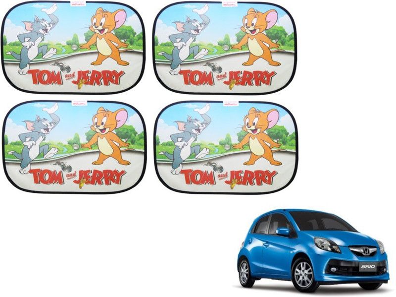 MOCKHE Side Window Sun Shade For Honda Brio  (Multicolor)