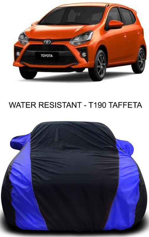 Ascension Car Cover For Toyota Wigo (With Mirror Pockets)  (Black, Blue)