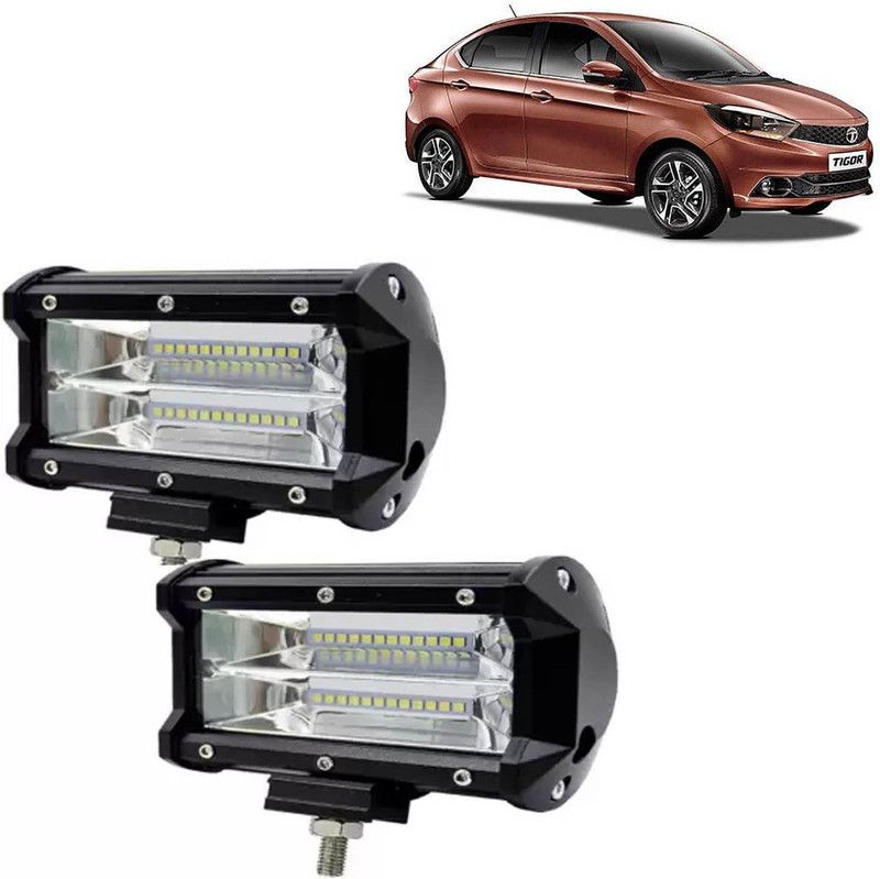 aksmit 24 LED Fog Light Set Of 2 For Tigor_FL240 Fog Lamp, Back Up Lamp Car, Motorbike, Truck, Van LED for Tata (12 V, 72 W)  (Universal For Car, Pack of 2)