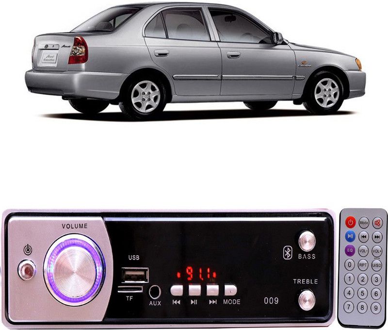 EverLand Silver009 BLUETOOTH/USB/SD/AUX/FM/MP3 Car Stereo ( Single Din) E-171 Car Stereo  (Single Din)
