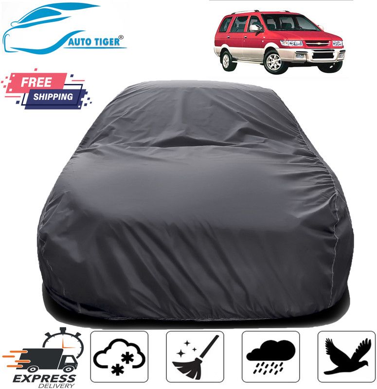 AutoTiger Car Cover For Chevrolet Tavera (Without Mirror Pockets)  (Multicolor, For 2019, 2020, 2021, 2022 Models)