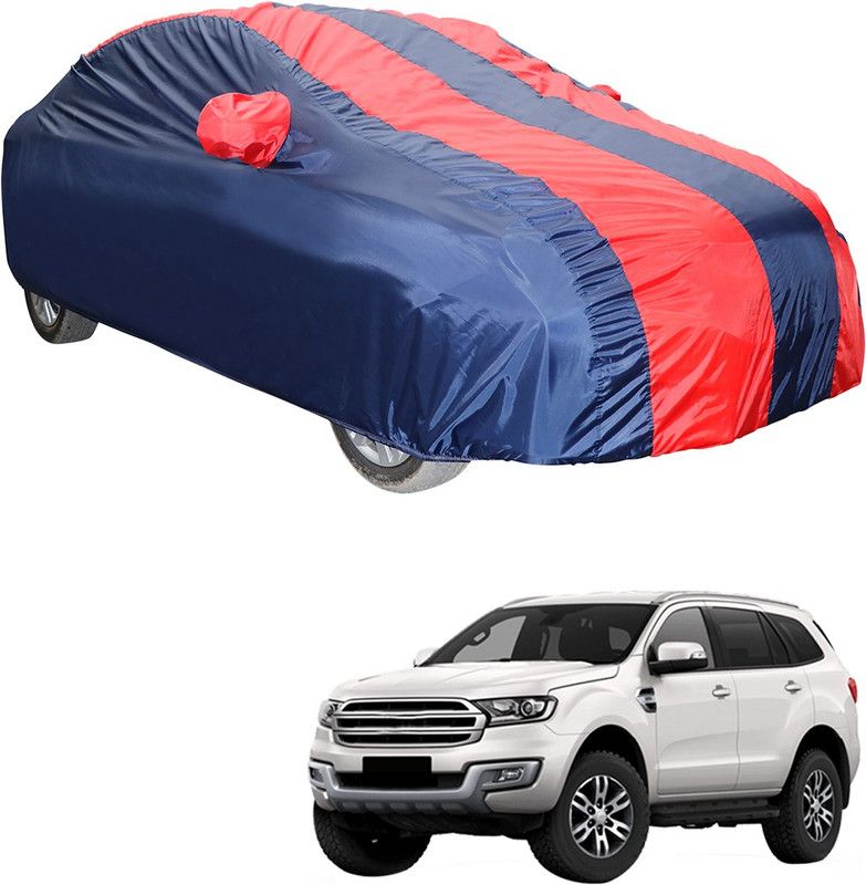 AutoFurnish Car Cover For Ford Endeavour (With Mirror Pockets)  (Red, Blue, For 2017 Models)