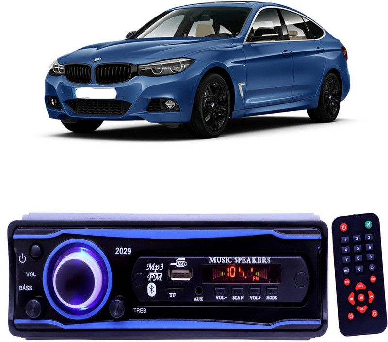 Purpleheart Blue 2029 USB/AUX/SD/BLUETOOTH/FM/MP3 BOOM MASTER STANDARD- P41 Car Stereo  (Single Din)