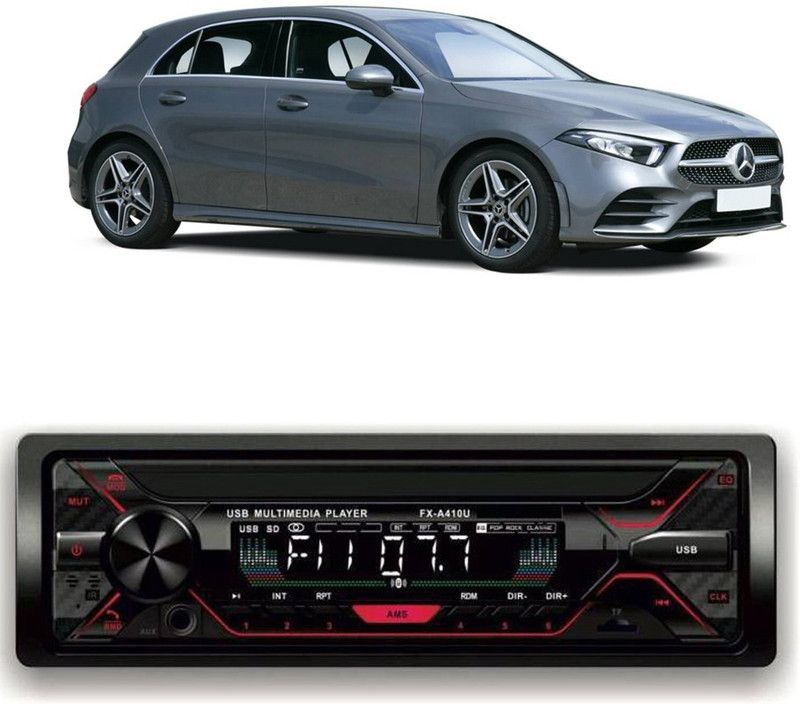 Genipap Car Stereo FX- A100U Car Stereo with Bluetooth, USB, SDCard , Aux G-368 Car Stereo  (Single Din)