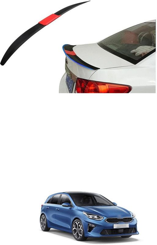 PROEDITION 3PC Universal Car Modified ABS Tail Wing Rear Trunk Spoiler Lip 619 Car Spoiler