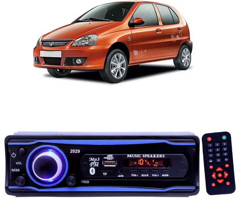 EverLand Blue 2029 USB/AUX/SD/BLUETOOTH/FM/MP3 BOOM MASTER STANDARD- E 519 Car Stereo  (Single Din)