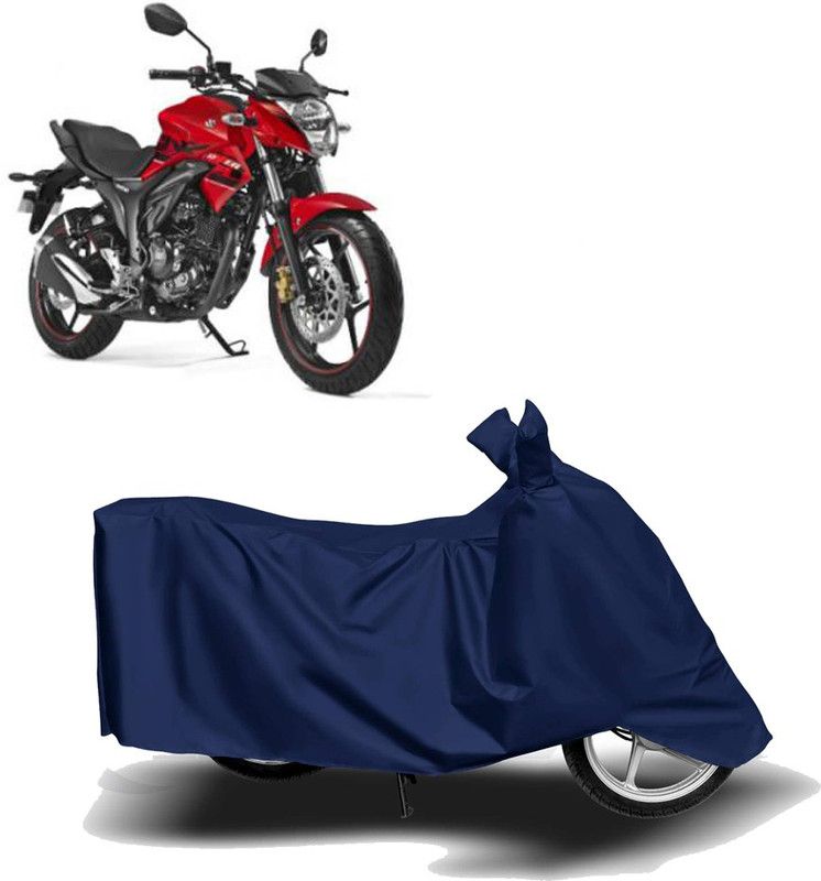 EXOME Two Wheeler Cover for Suzuki  (Gixxer, Blue)