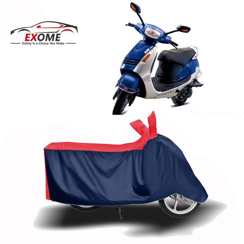 EXOME Two Wheeler Cover for Kinetic  (Nova, Red, Blue)