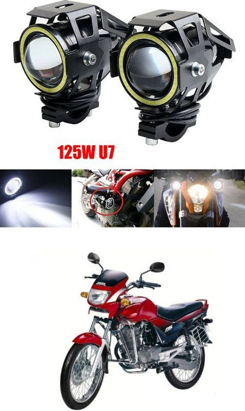 PECUNIA Headlight U7 DRL Fog Lights Driving Running Light 11 Headlight Car, Motorbike LED (12 V, 36 W)  (Universal For Bike, Universal For Car, Pack of 2)