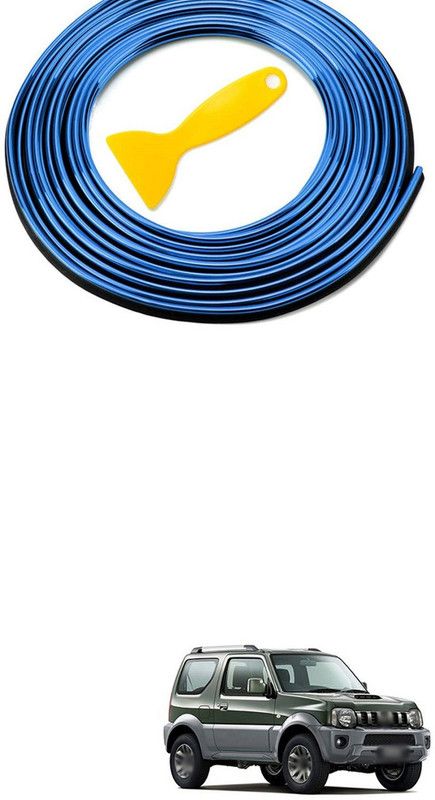 PECUNIA Car Interior Trim Strips-16.4ft/5M Universal Car Gap Fillers Automobile Moulding Line Decorative Accessories DIY Flexible Strip Garnish Accessory with Installing Tool (blue)e136 Car Beading Roll For Door  (5 m)
