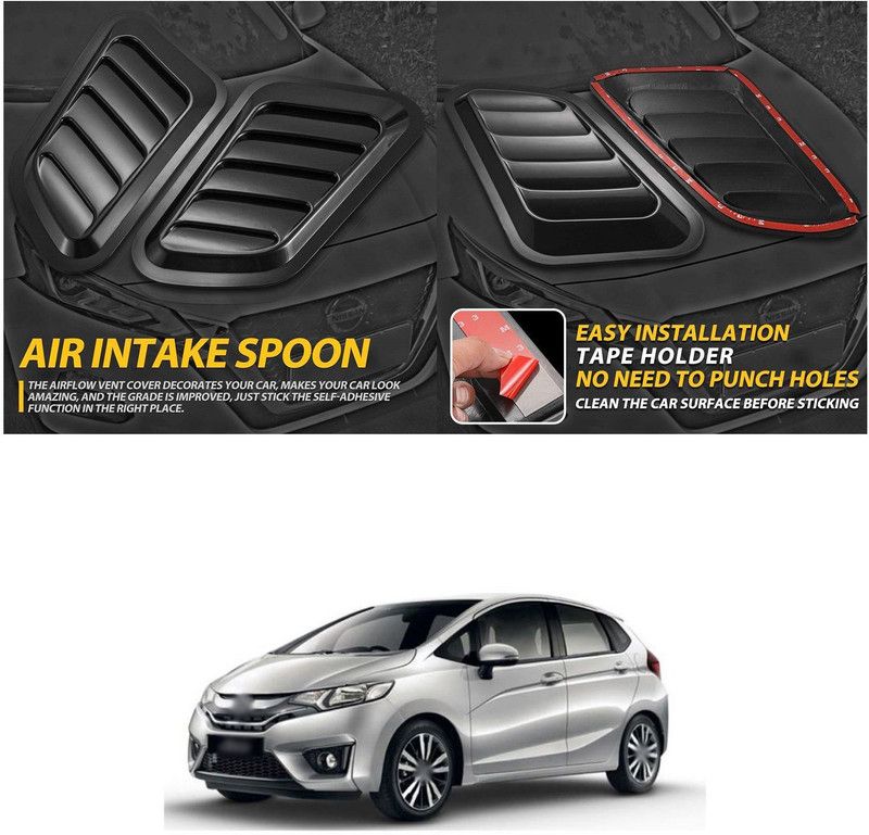 XZRTZ Car Side Air Flow Vent Fender Cover Intake Grille Sticker Universal 71 Car Beading Roll For Bumper  (13 m)