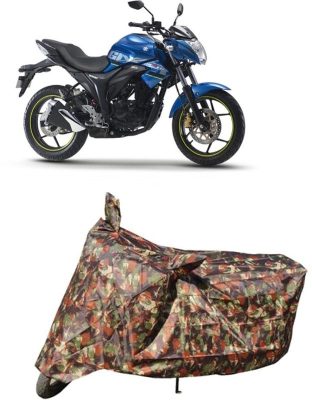 Carrogen Two Wheeler Cover for Suzuki  (Gixxer, Multicolor)