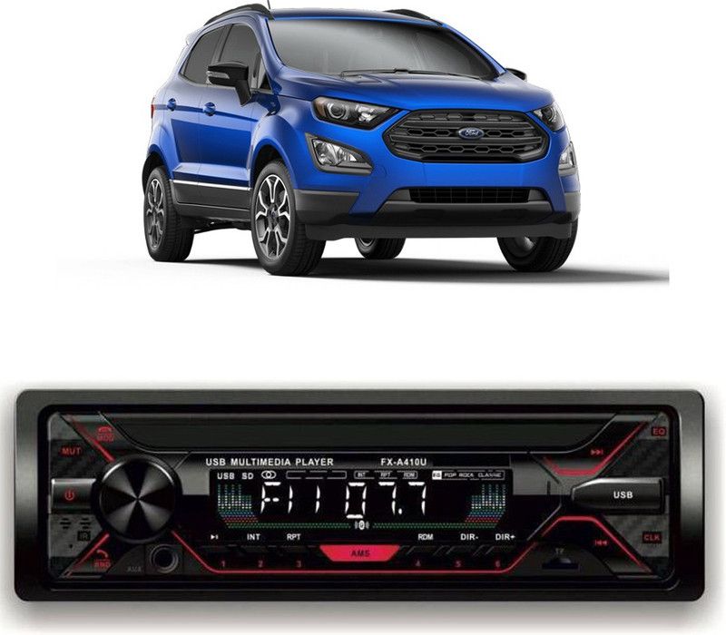 JBRIDERZ Car Stereo FX- A100U Car Stereo with Bluetooth, USB, SDCard , Aux G-129 Car Stereo  (Single Din)