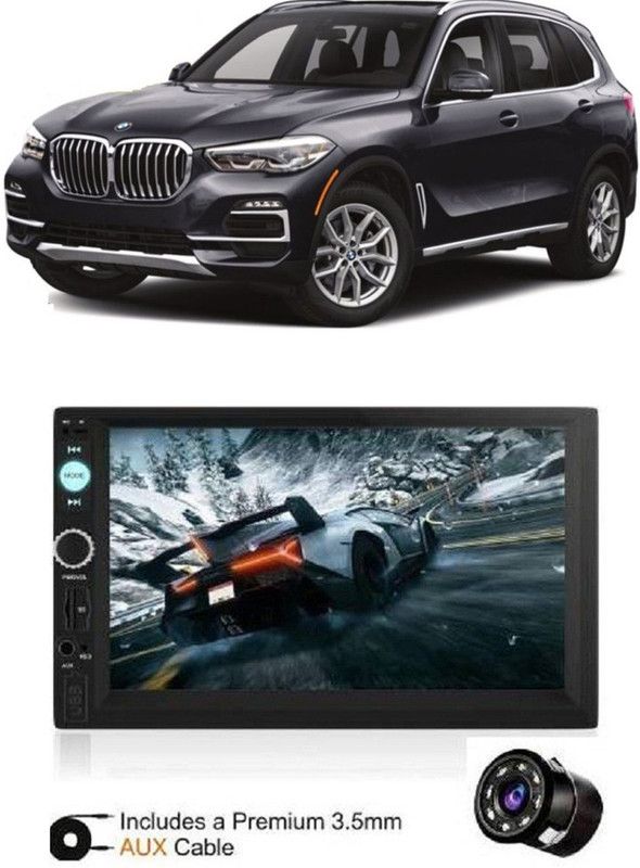 JBRIDERZ 7Inch HD DoubleDin TouchScreen with Rear View Camera Support With Camera E 74 Car Stereo  (Double Din)