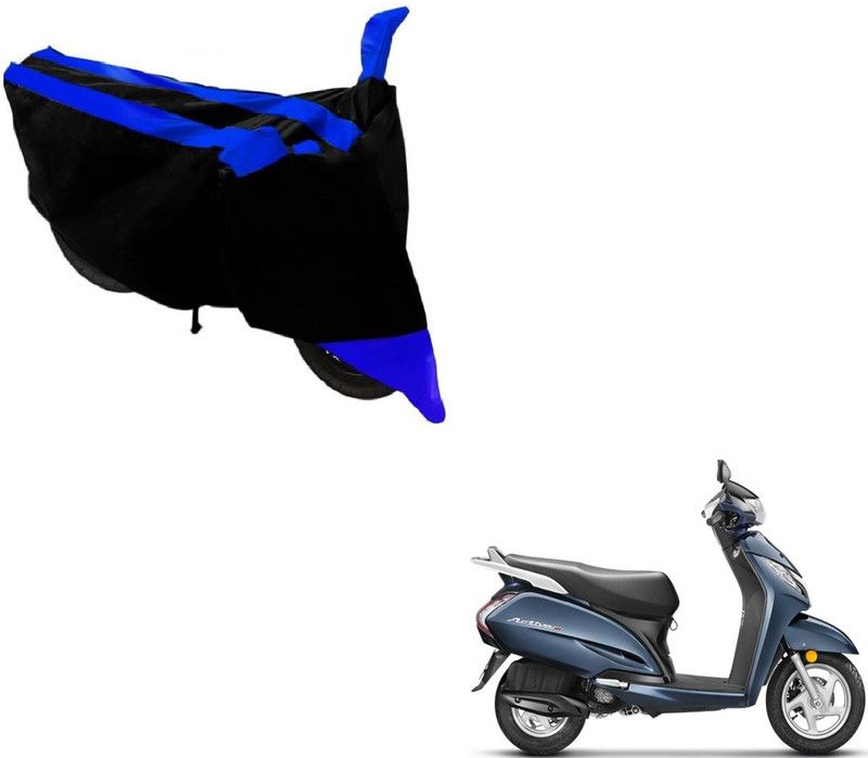 AUTYLE Two Wheeler Cover for Honda  (Activa 3G, Black, Blue)