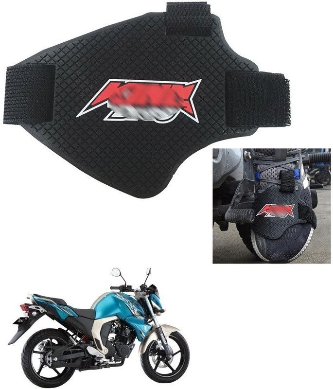 Qiisx Antiskid Boot Protector Rubber Gear Shifter Guards for Yamaha FZ Silicone Black Boots Shoe Cover  (Free Pack of 1)