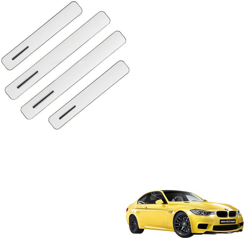 SEMAPHORE Stainless Steel, Plastic Car Door Guard  (White, Pack of 4, BMW, 3 Series)