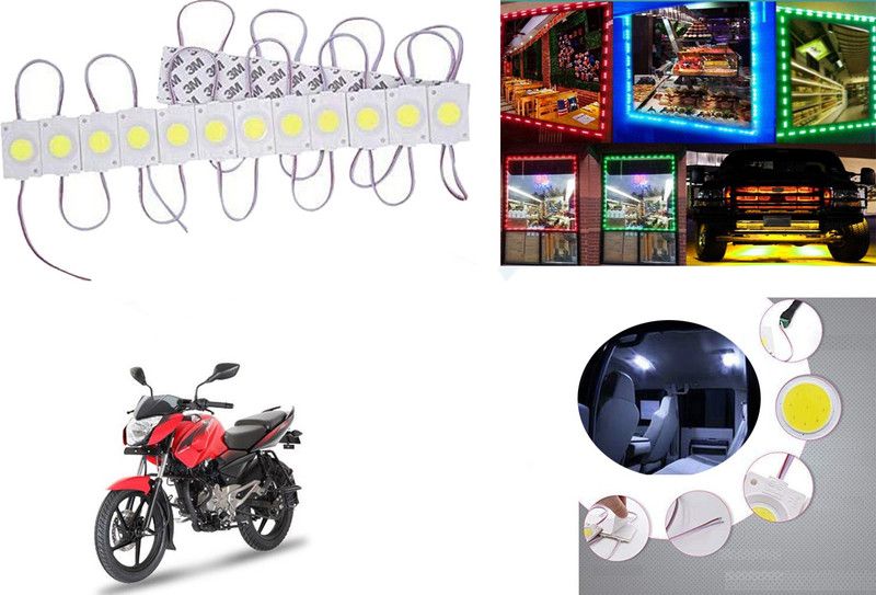 SHOP4U White LED Module Ultra Bright Waterproof Lights for Bajaj Pulsar 135LS Back Up Lamp, Brake Light, Dash Light, Interior Light, License Plate Light, Parking Light Motorbike LED for Bajaj (12 V, 15 W)  (Pulsar 135 LS, Pack of 20)
