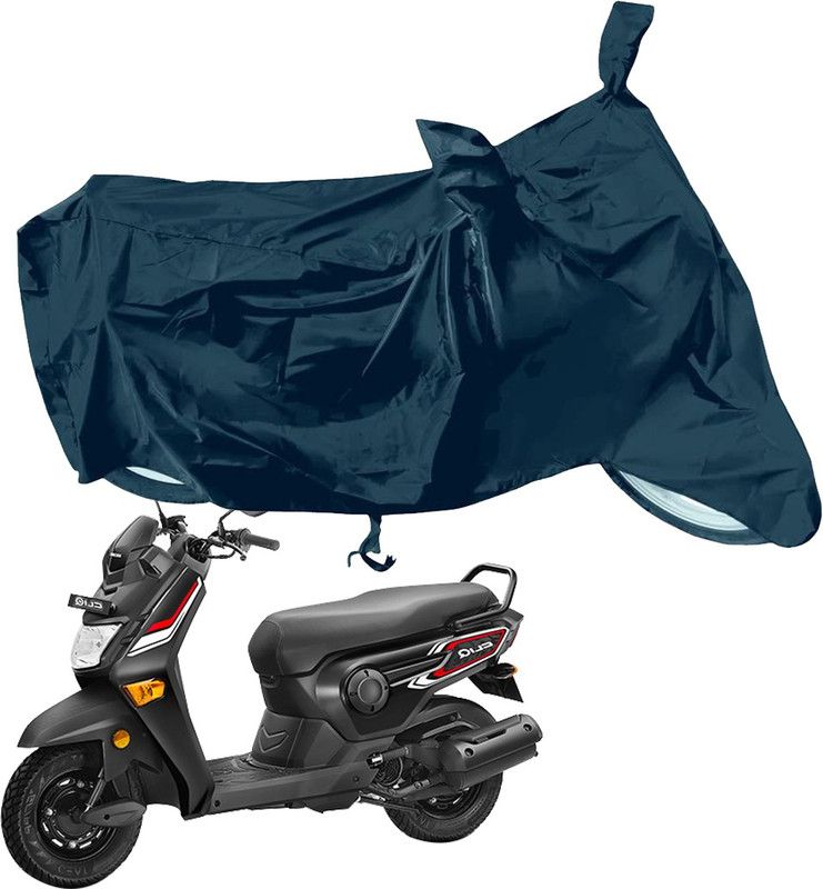 RiderShine Waterproof Two Wheeler Cover for Honda  (CLIQ, Black)