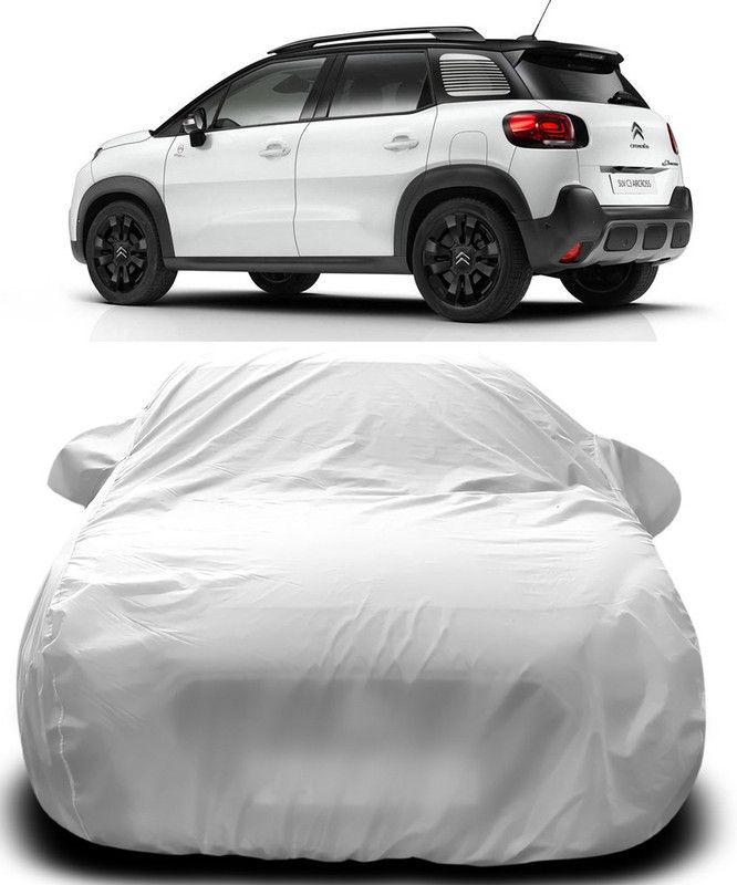 Zooper Car Cover For Citroen C3 Aircross (With Mirror Pockets)  (Silver)