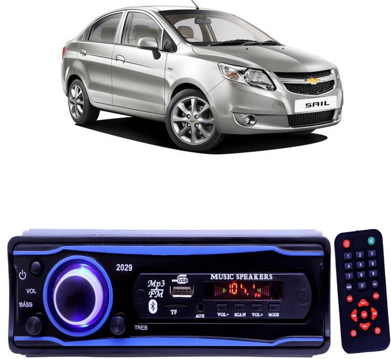 YUNEIK Blue 2029 USB/AUX/SD/BLUETOOTH/FM/MP3 BOOM MASTER STANDARD- Y 88 Car Stereo  (Single Din)
