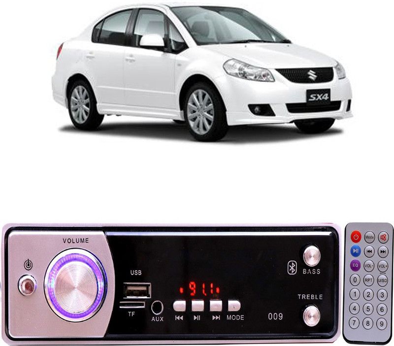 EverLand Silver009 BLUETOOTH/USB/SD/AUX/FM/MP3 Car Stereo ( Single Din) E-345 Car Stereo  (Single Din)