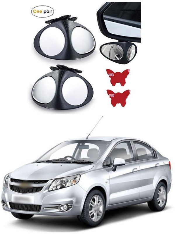 PECUNIA Manual Remote Blind Spot Mirror For Chevrolet Sail  (Left, Right)
