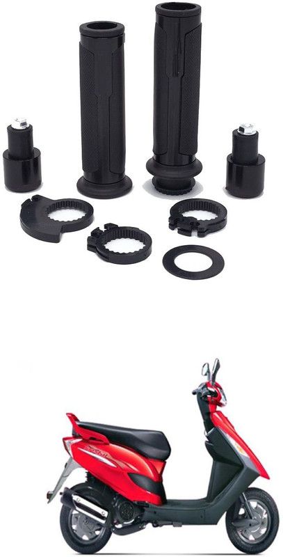 PROEDITION Motorcycle Hand Grips Anti-Skid Handlebar Rubber Bar End 98 Handle Bar Grip For Bajaj NA  (Pack of 2)