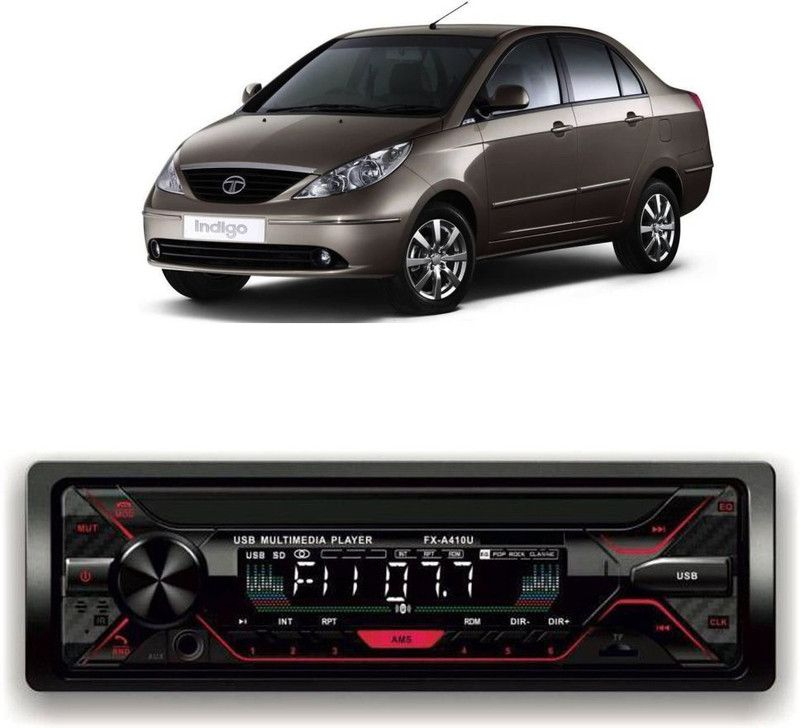 Bluedrum Car Stereo FX- A100U Car Stereo with Bluetooth, USB, SDCard , Aux B-525 Car Stereo  (Single Din)