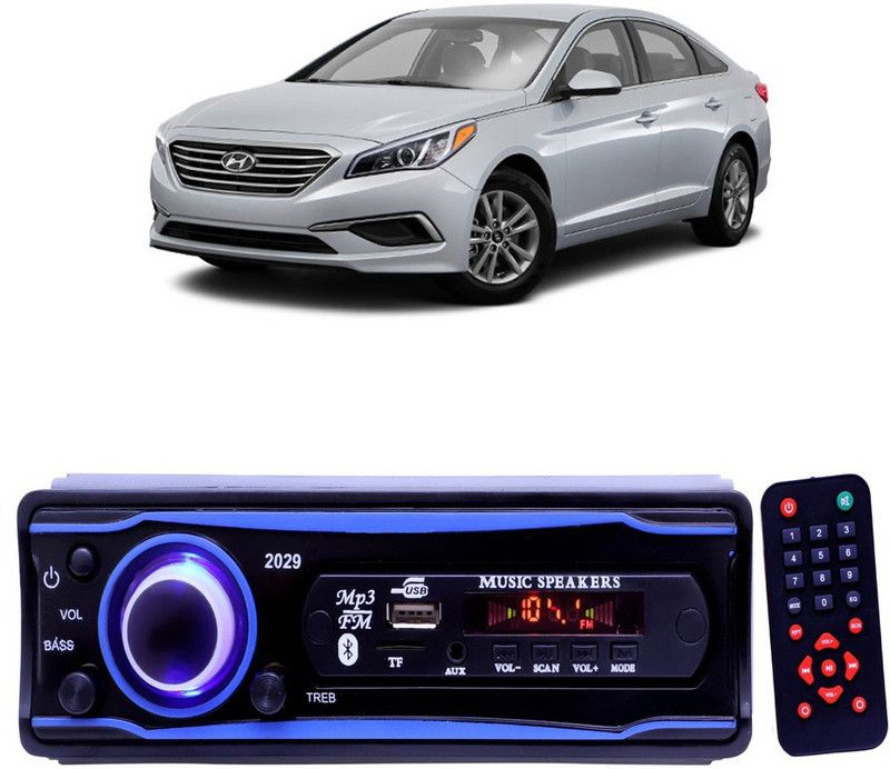 Genipap Blue 2029 USB/AUX/SD/BLUETOOTH/FM/MP3 BOOM MASTER STANDARD- G 198 Car Stereo  (Single Din)