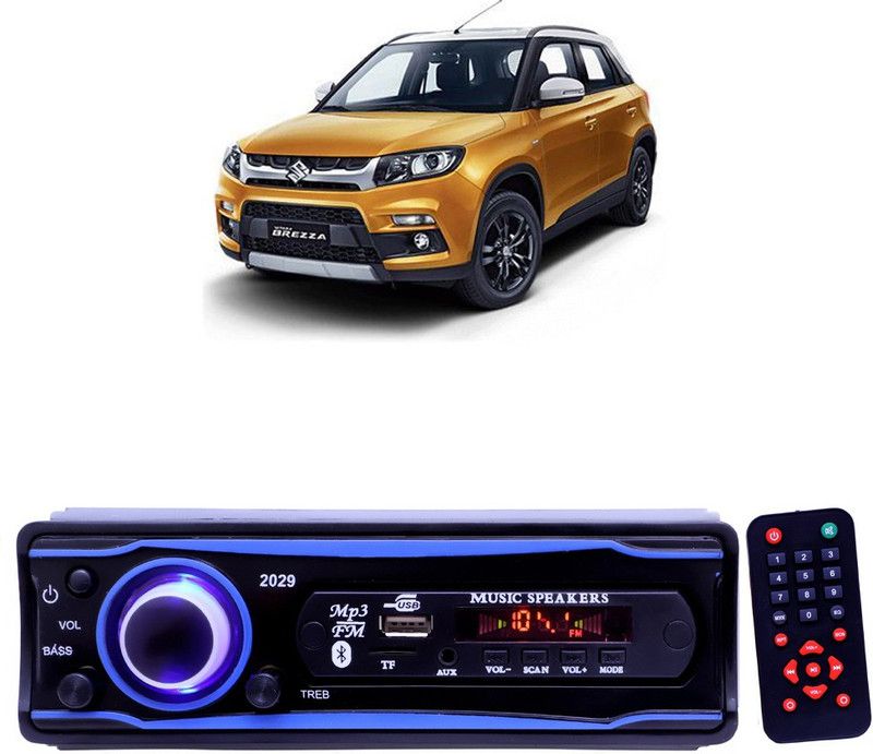 EverLand Blue 2029 USB/AUX/SD/BLUETOOTH/FM/MP3 BOOM MASTER STANDARD- E 332 Car Stereo  (Single Din)